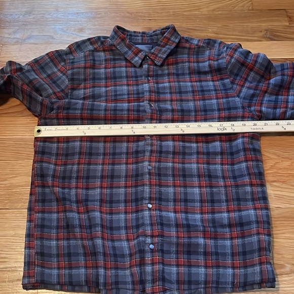 Prana - Lined Flannel Shirt size‎ M - Picture 6 of 8